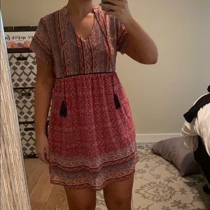 Knox Rose Red, White, and Blue Baby Doll Dress